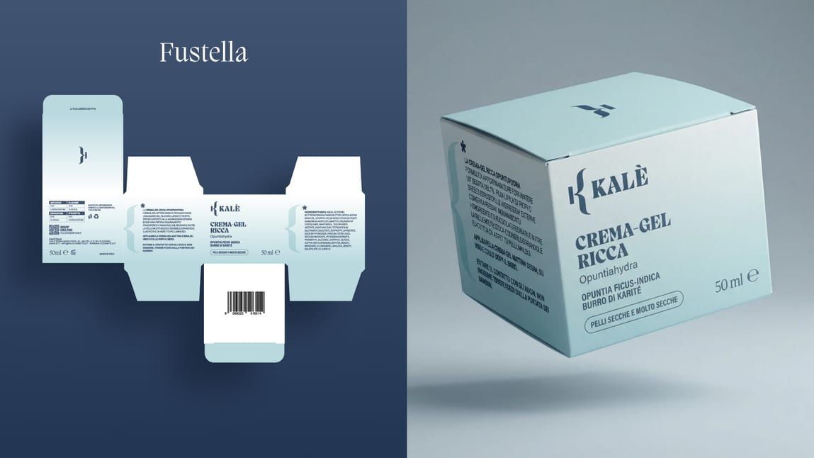 Dettaglio di un progetto di packaging