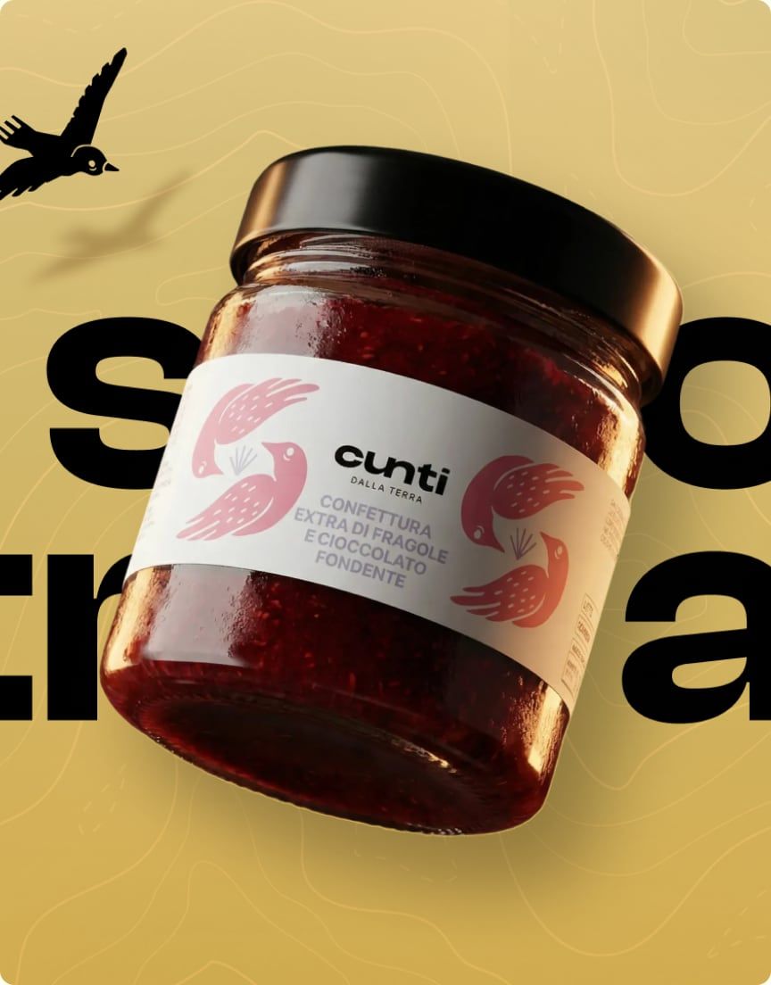 Packaging della linea Cunti dalla terra
