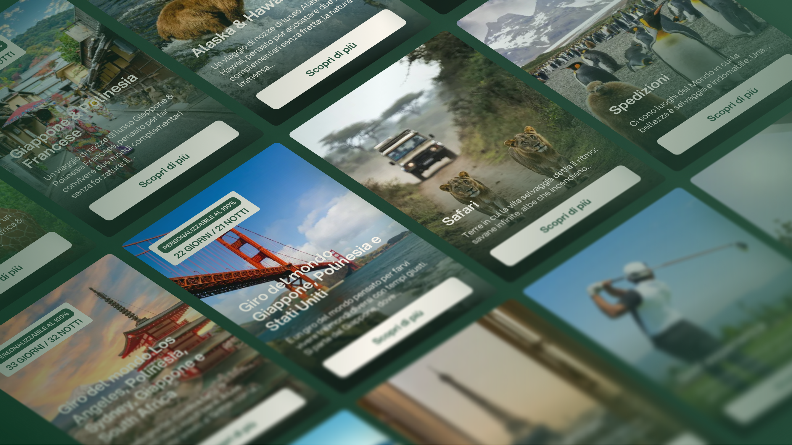 The page of luxury trips for every occasion